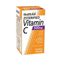 Health Aid Esterified Vitamin C 500mg Βιταμίνη C με Μορφή Ασκορβικού Ασβεστίου, 60tabs