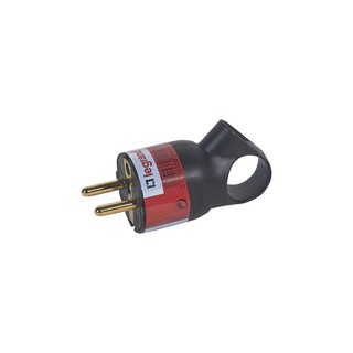 Electrical Plug Extension Male 16Α Angle Black