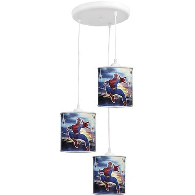 Kids Hanging Lamp With Boy Spider 3/L Φ15 Ε27