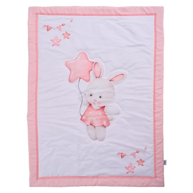 Das Baby Παπλωμα Κουνιας fun Digital 4917 Pink, Wh
