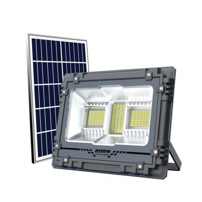 Solar Led Floodlight With Remote Control 200W 6000