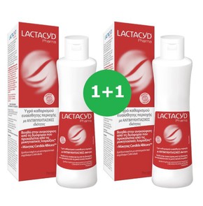 1+1 Lactacyd Antifungal Υγρό Καθαρισμού της Ευαίσθ