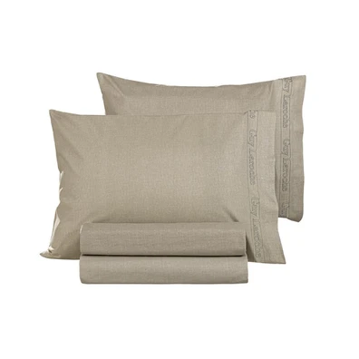 Ζεύγος Μαξιλαροθήκες Color Plus Taupe 50x70 guy La