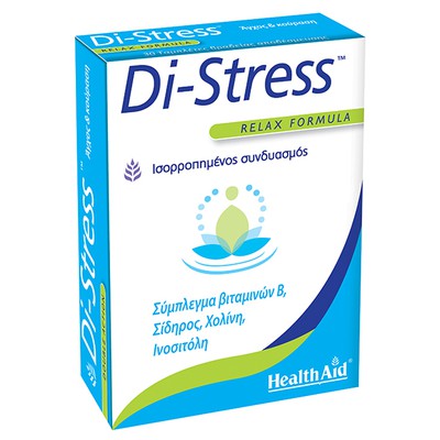 Health Aid Di-Stress Relax Formula 30 Ταμπλέτες