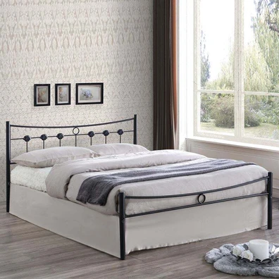 Dugan Κρεβάτι Διπλό, για Στρώμα 150x200cm, Μέταλλο