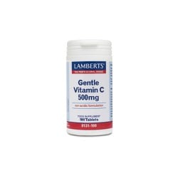 Lamberts Gentle Vitamin C 500mg Συμπλήρωμα Διατροφής Βιταμίνη C 100 ταμπλέτες