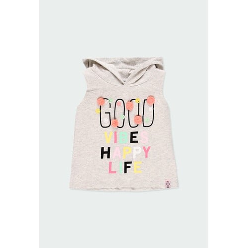Boboli Knit Hooded T-Shirt For Girl(424167)