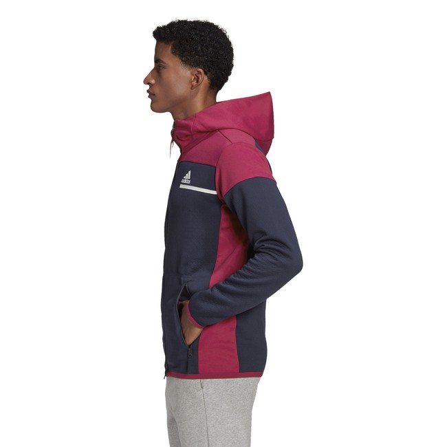 Adidas Men Adidas Z N E Aeroready Full Zip Sweatshirt Ft61 Famousports Com