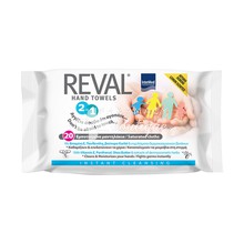 Intermed Reval Hand Towels 2 in 1 - Υγρά Μαντηλάκια, 20τμχ.