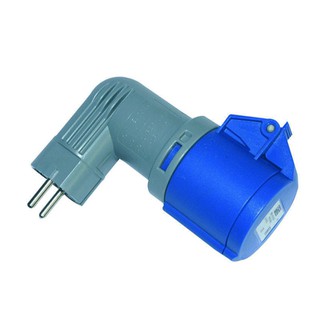 Adapter Input Plug Shuko 2X16A 250V to Industrial 
