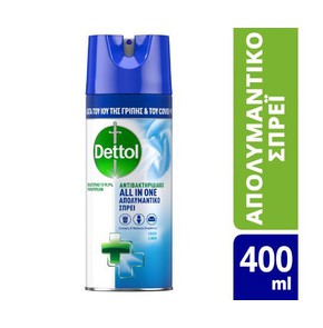 Dettol Spray Crisp Linen Απολυμαντικό Αντιβακτηριδ