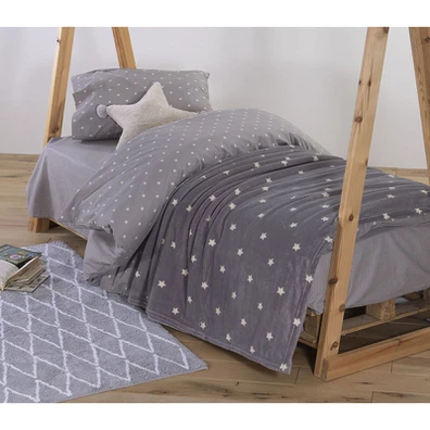 Κουβέρτα fleece Μονή 160x220 nef-nef precious grey