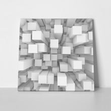 Abstract white 3d blocks 253843195 a