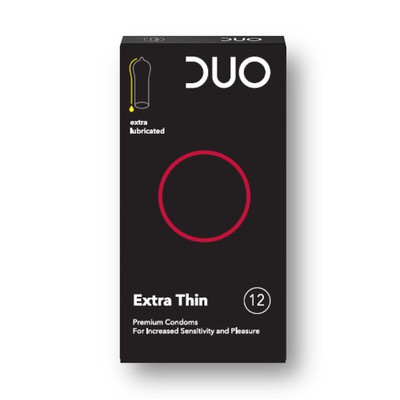  DUO - Extra Thin - Προφυλακτικά πολύ λεπτά - 12τμχ