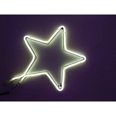 Christmas Star Φ60 Led White 2M Ip44