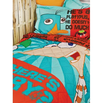 Σετ Παπλωματοθήκη Μονή Disney 170x250 Phineas & Fe