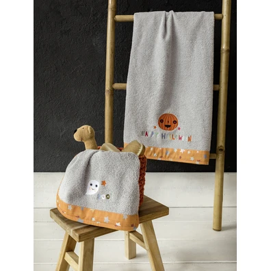 Σετ Πετσέτες (30x50 + 70x140) - Happy Halloween Ni