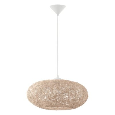 Pendant Light Campilo Beige With Paper Threads 1Xe