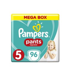 Pampers Pants Μέγεθος 5 (12-17kg) 96 Πάνες Βρακάκι