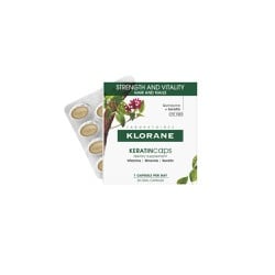 Klorane Quinine & Keratin Dietary Supplement With Quinine & Keratin For Strength & Vitality In Hair & Nails 30 capsules