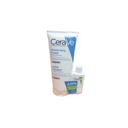 Cerave Promo Moisturizing Cream Ενυδατική Κρέμα 177gr & Δώρο Hydrating Cleanser Ενυδατική Κρέμα Καθαρισμού 20ml
