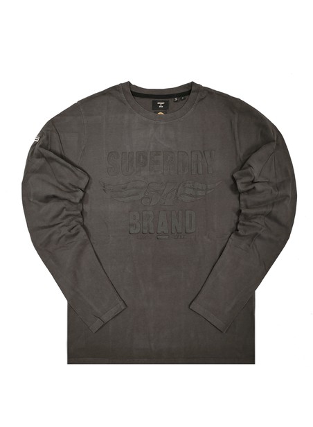 SUPERDRY BLACK OUT LS TOP