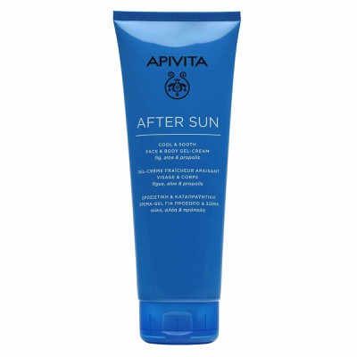 Apivita After Sun Cool & Sooth Face & Body Gel-Cre