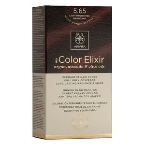 APIVITA Βαφή μαλλιών color elixir N5.65 καστανό αν