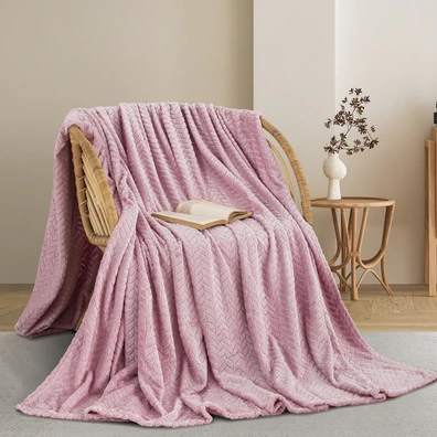 ΚΟΥΒΕΡΤΑ FLEECE ΜΟΝΗ 180X240 ADAM HOME (550)) PINK