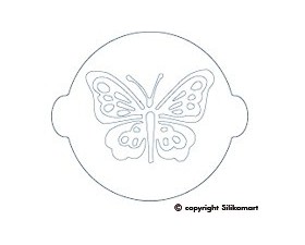 Silikomart Πατρόν ''Πεταλούδα'' για Τούρτα/Κέικ 24cm.