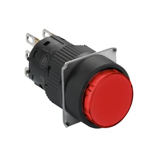 Illuminated Pushbutton F16 with Return Red RND 1C/