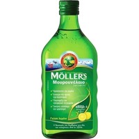 Moller's Cod Liver Oil Lemon 250ml - Υγρό Mουρουνέ