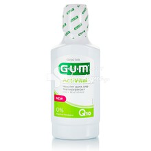 Gum Activital Q10 Mouthrince - Καθημερινή προστασία ούλων & δοντιών, 300ml