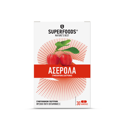 Superfoods Ασερόλα Συμπλήρωμα Διατροφής 30 Κάψουλες