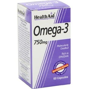 Health Aid Omega-3 750mg, 60caps