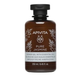 Apivita Pure Jasmine, Γιασεμί Aφρόλουτρο με Aιθέρια Έλαια 250ml