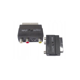 Scart-3XRCA Adapter with SVHF and Switch 01.079.00