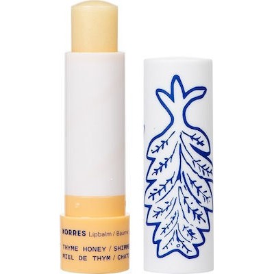 KORRES  Lip Balm Thyme Honey Shimmery Ενυδατική Φροντίδα Για Τα Χείλη Με Μέλι Για Έξτρα Λάμψη, 4,5g