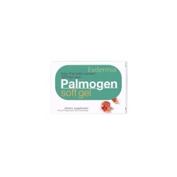 Evdermia Palmogen Soft Gel Nutritional Supplement To Combat Hair Loss 30 capsules