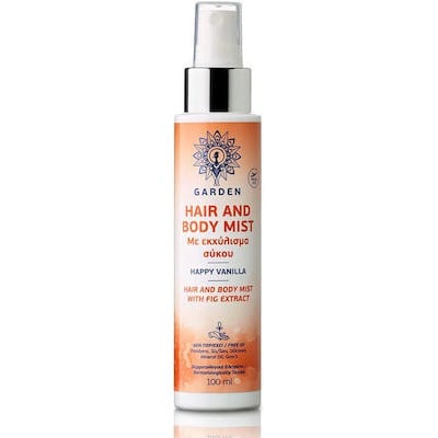 Garden Hair & Body Mist Happy Vanilla Ενυδατικό Σπ
