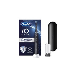 Oral-B IO Series 5 Magnetic Black Ηλεκτρική Οδοντόβουρτσα Για Καθαρισμό & Περιποίηση Των Ούλων Μαύρη 1 τεμάχιο