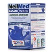 NeilMed Nasaflo Netipot - Σύστημα Ρινικών Πλύσεων, 60 φακελίσκοι