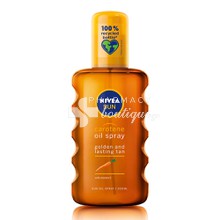 Nivea Sun Deep Tan Oil Spray - Λάδι Σώματος για Χρυσαφένιο & Βαθύ Μαύρισμα, 200ml