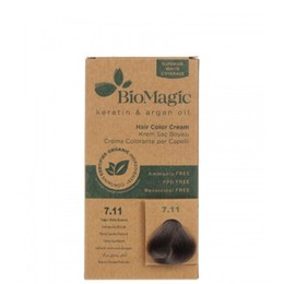 Biomagic Hair Color Cream 7.11 - Intense Ash Blonde 60ml