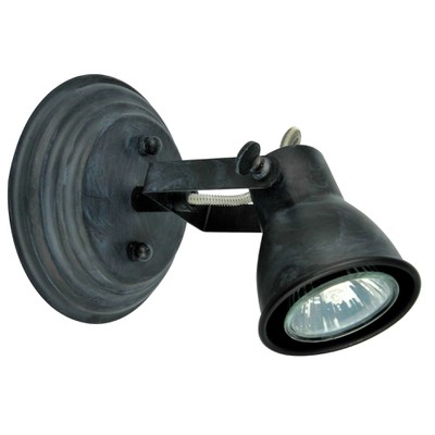 Spotlight Wall/Ceiling Antique Black Gu10 50W Vint