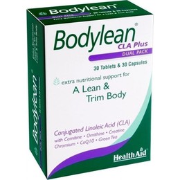 Health Aid Bodylean CLA Plus - Μείωση Βάρους -30 Κάψουλες + 30 Ταμπλέτες