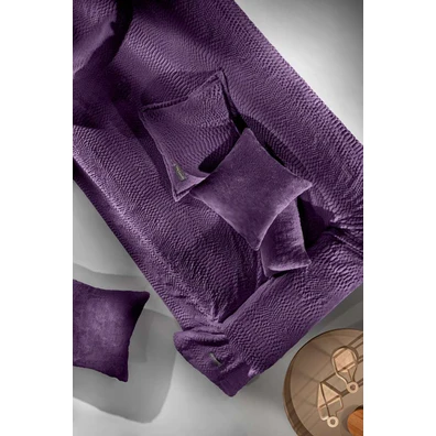 Σετ 2τμχ  Ριχτάρι Καναπέ Crusty Aubergine (Τριθέσι