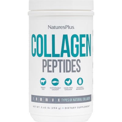 NATURES PLUS Collagen Peptides Powder Πεπτίδια Κολλαγόνου Σε Σκόνη  294gr