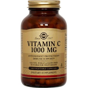SOLGAR Vitamin C 1000mg 100vegetable capsules