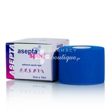 Asepta Sport Tape (5cm x 10m) - Μπλε, 1τμχ.